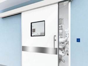 medical magnetic suspension hermetic automatic sliding steel door